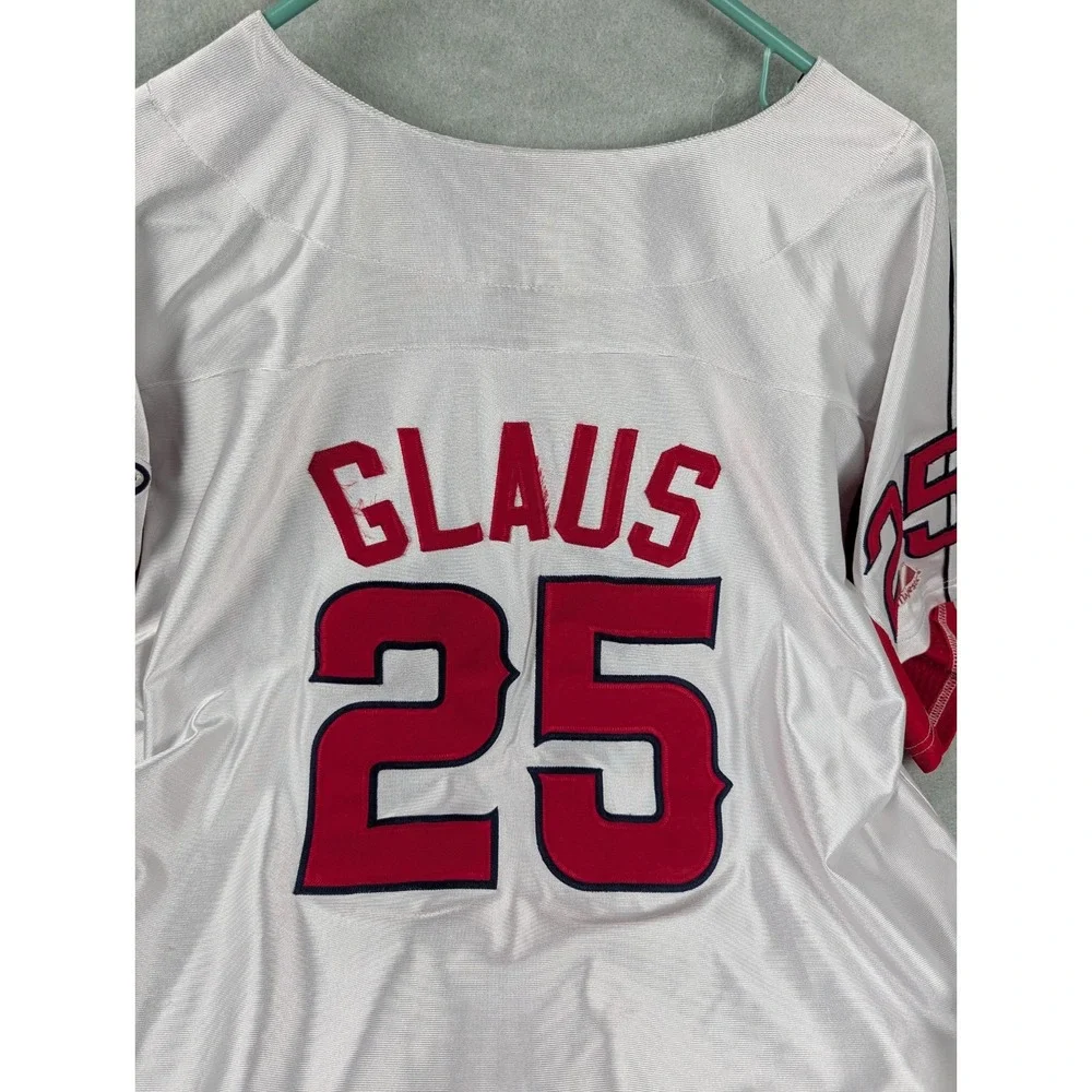 Anaheim Angels Vintage Troy Glaus #25 Baseball Majestic Jersey Size 2xl -3xl
